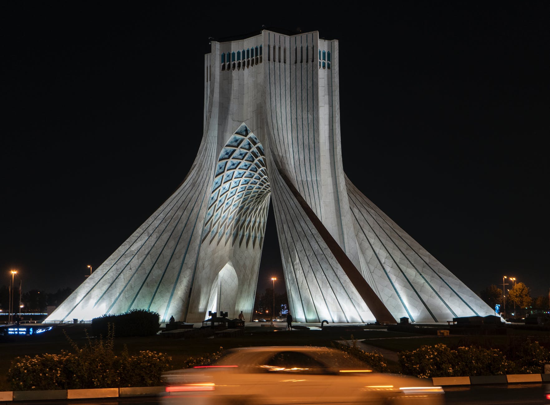 photo of monument during evening